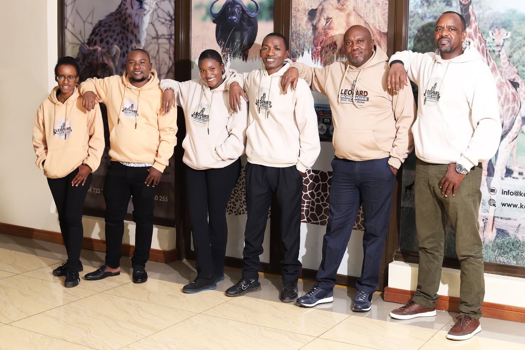 The Leopard Orchid Safaris team in Kenya